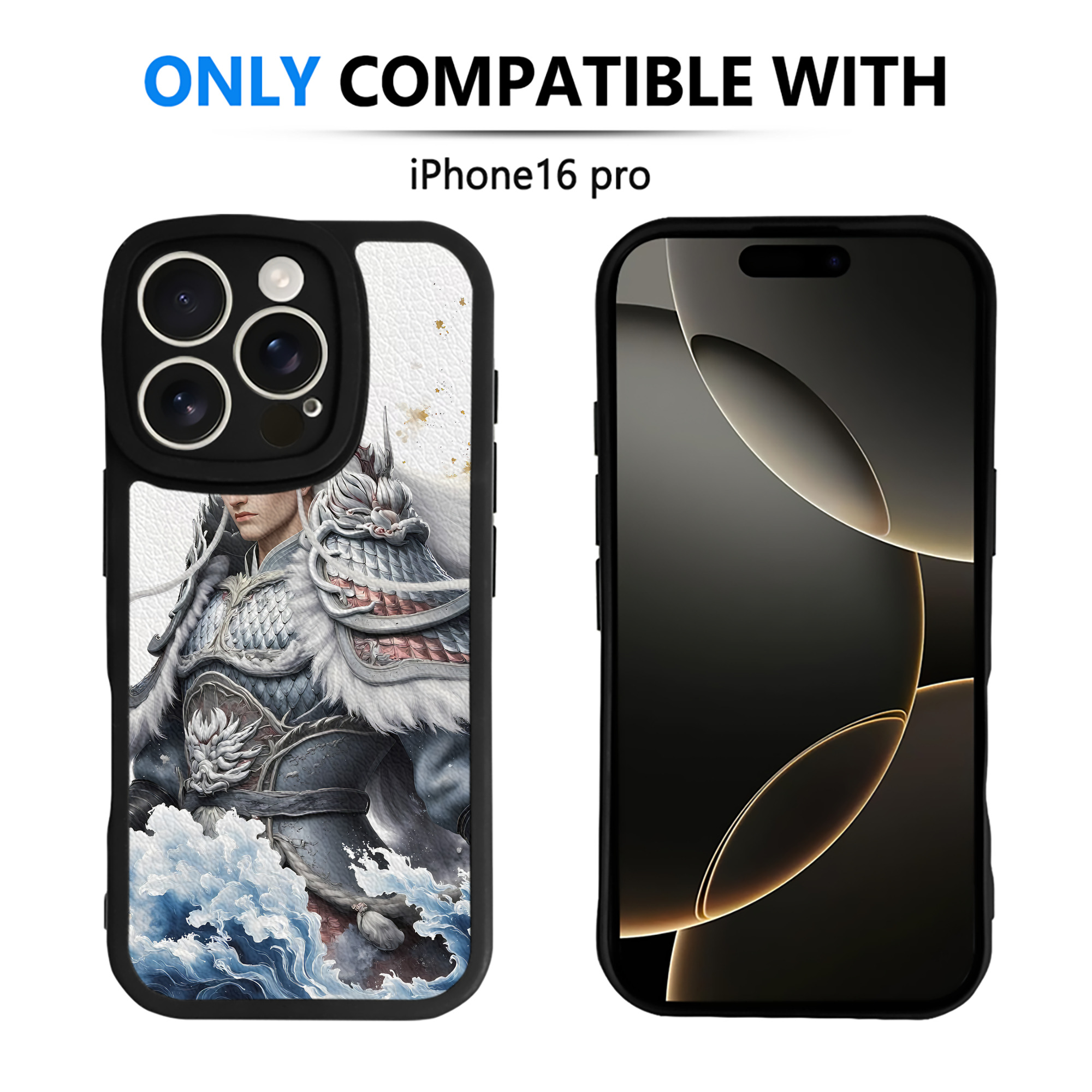 （画像用） Ne Zha 2 ナタ 魔童の大暴れ 【iPhone 16シリーズ対応】シリコンスマホケース（レザー調） 材質：シリコン